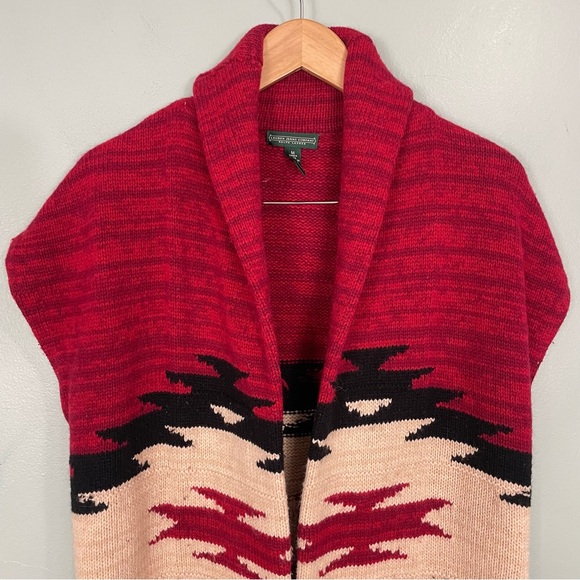 Ralph Lauren Lauren Jeans Company Vintage Southwestern Wool Knit Aztec Sweater - Picture 2 of 7